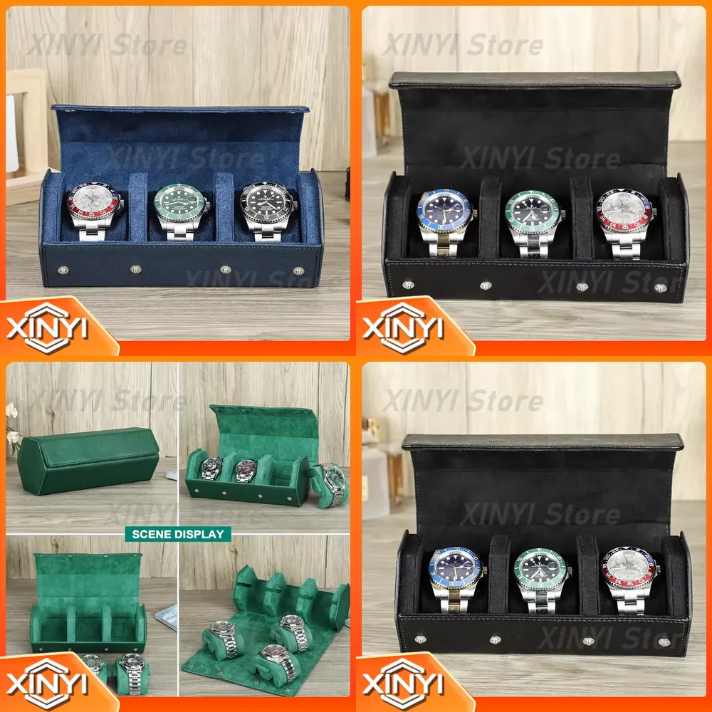 Luxury Watch Alternatives - Handmade Genuine Leather Watch Box for