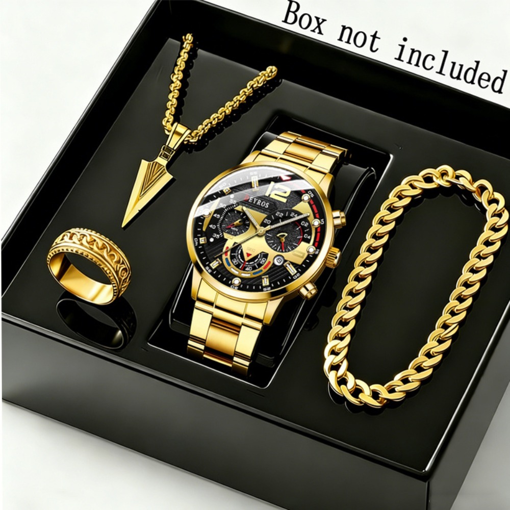 Watch Triangle Luxury - 4pcs/set Men's Watch and Triangle Spearhead