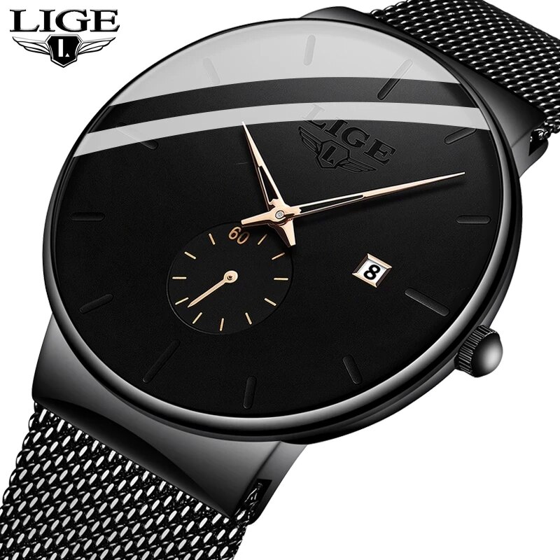 Luxury Watch Manufacturers - LIGE Fashion Mens Watches Top Brand