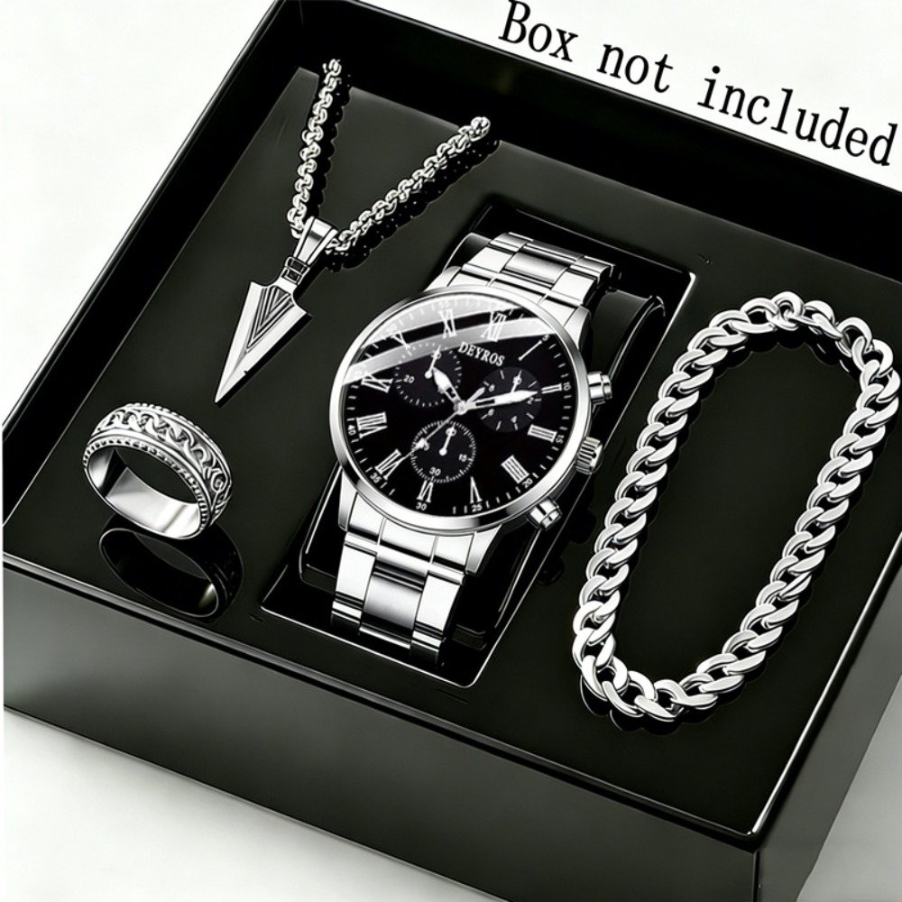 Watch Triangle Luxury - 4pcs/set Men's Watch and Triangle Spearhead