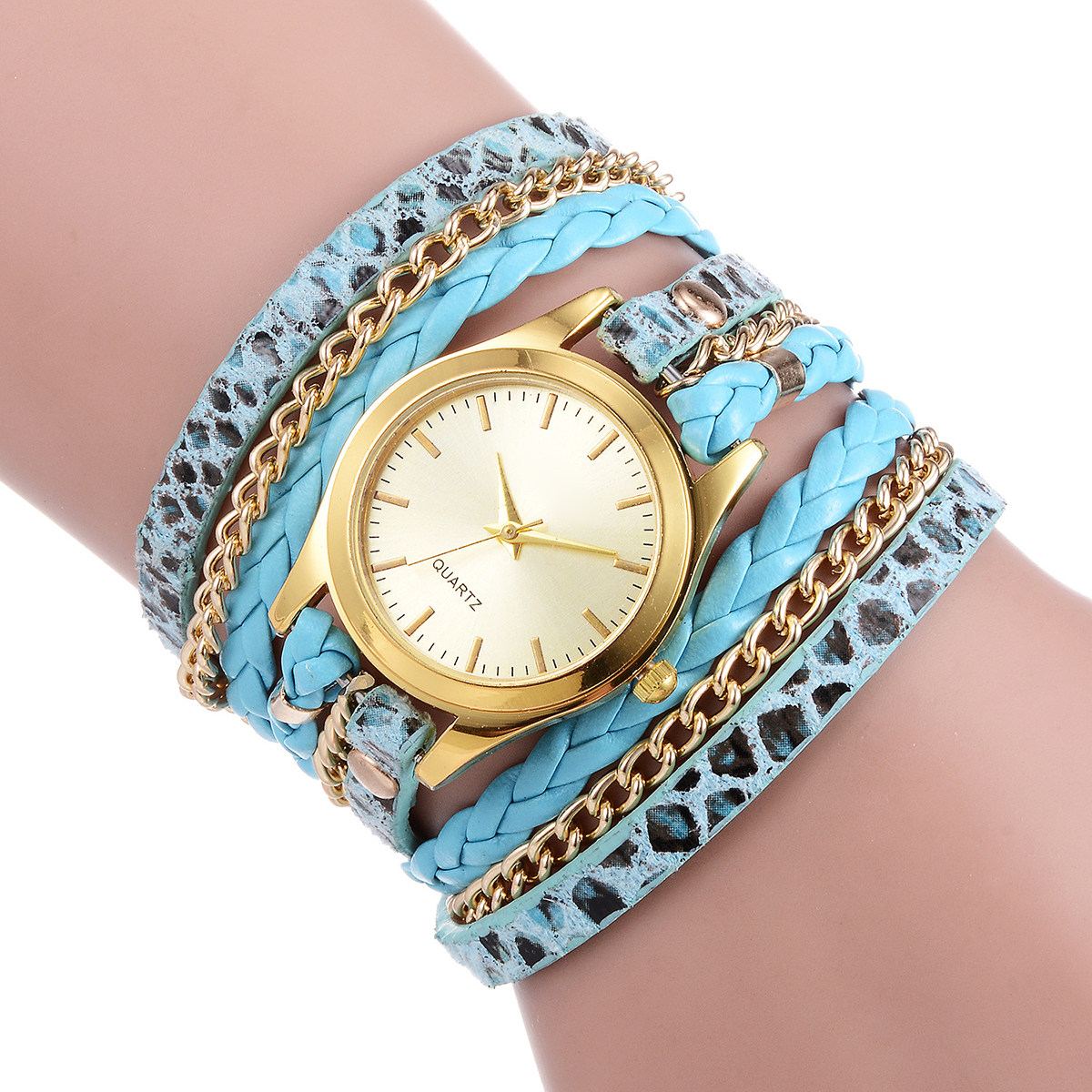 Women Leopard Texture Quartz W - Luxury Watch White review and price