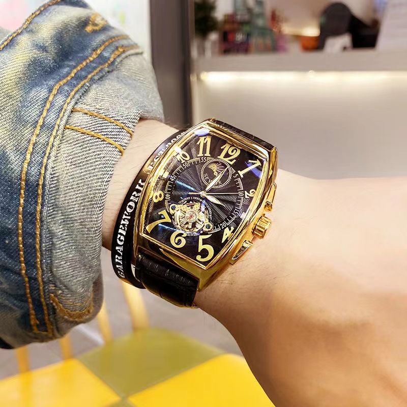 SEWOR Mechanical Watch Men Gol - Luxury Watch Arabic review and price