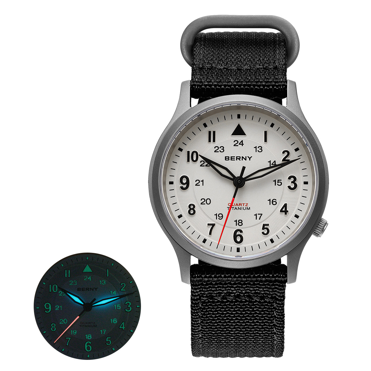 BERNY Titanium Watches for Men - Titanium Sport Watch review and price