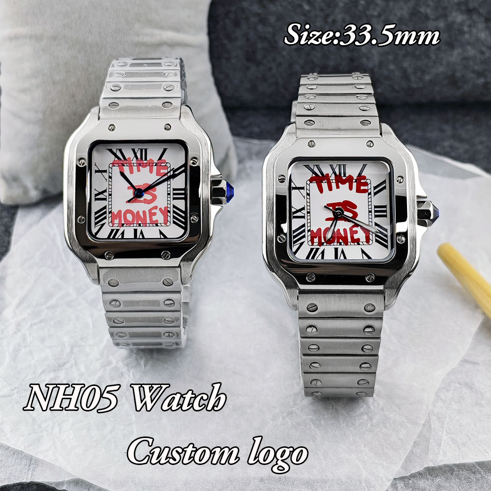New NH05 Square Watch Time is  - Luxury Watch Time review and price