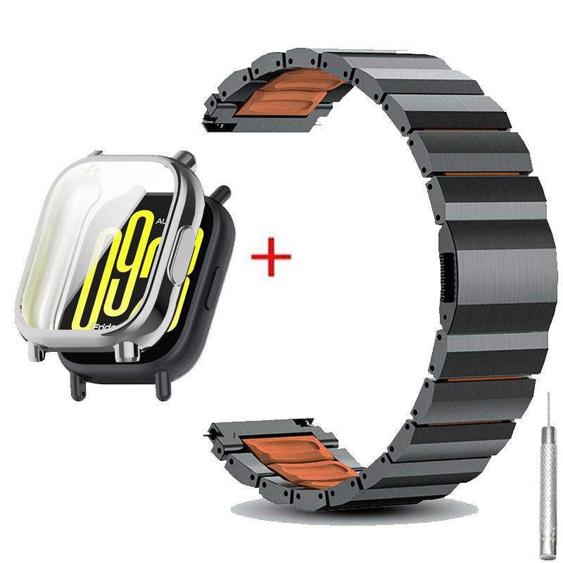 PC Case + Metal Strap for Redm - Xiaomi Luxury Watch review and price