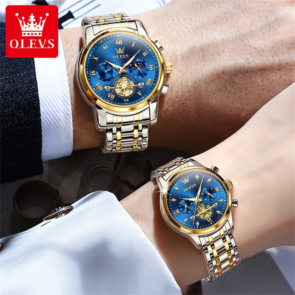 OLEVS Quartz Couple Watch Luxu - Luxury Watch Time review and price