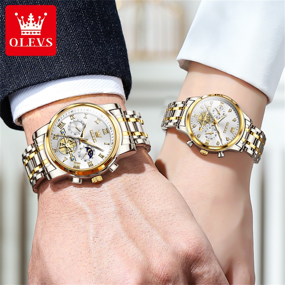 OLEVS Quartz Couple Watch Luxu - Luxury Watch Time review and price