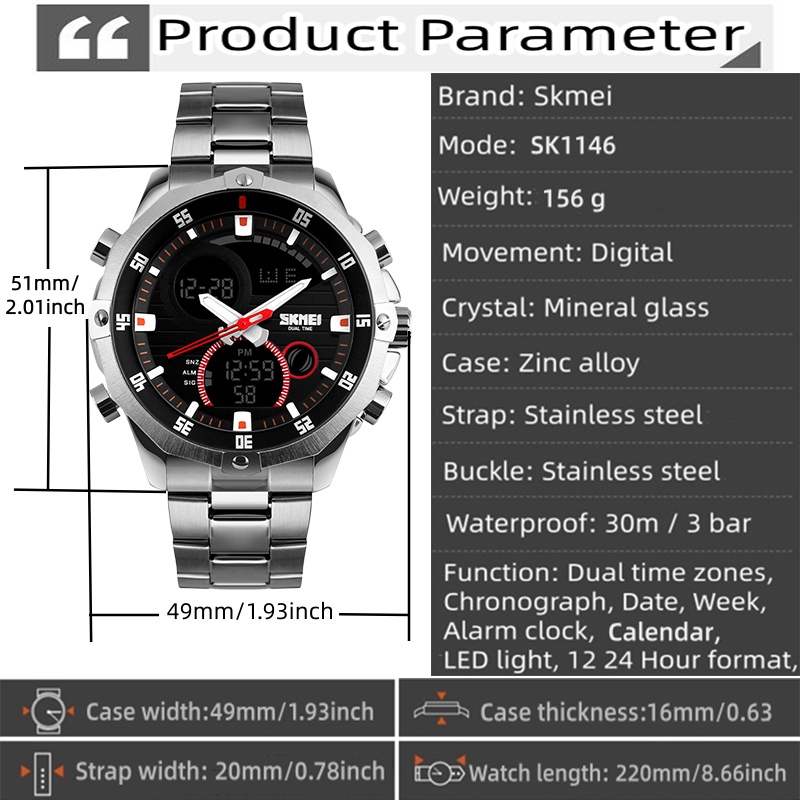 SKMEI 2016 New Watches Men Lux - Luxury Watch Zone review and price