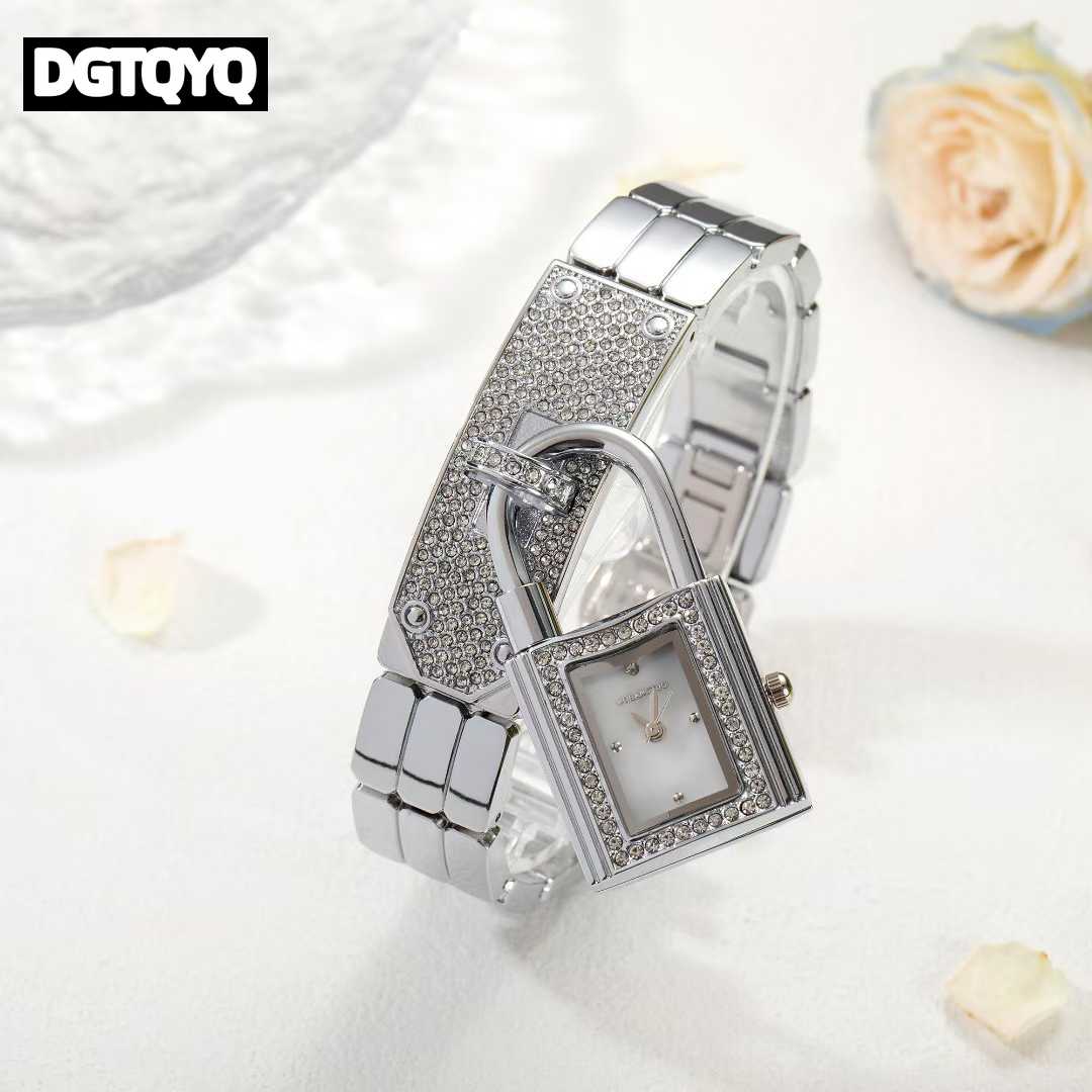 Ladies Sliver Detachable Lock  - Luxury Watch Arabic review and price