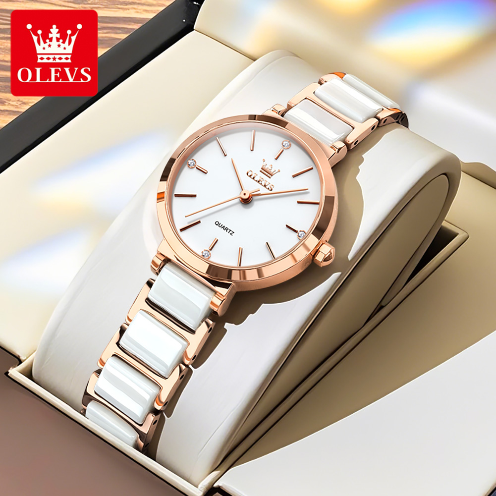OLEVS Women Watch 5877 Luxury  - Luxury Watch Display Case review and price