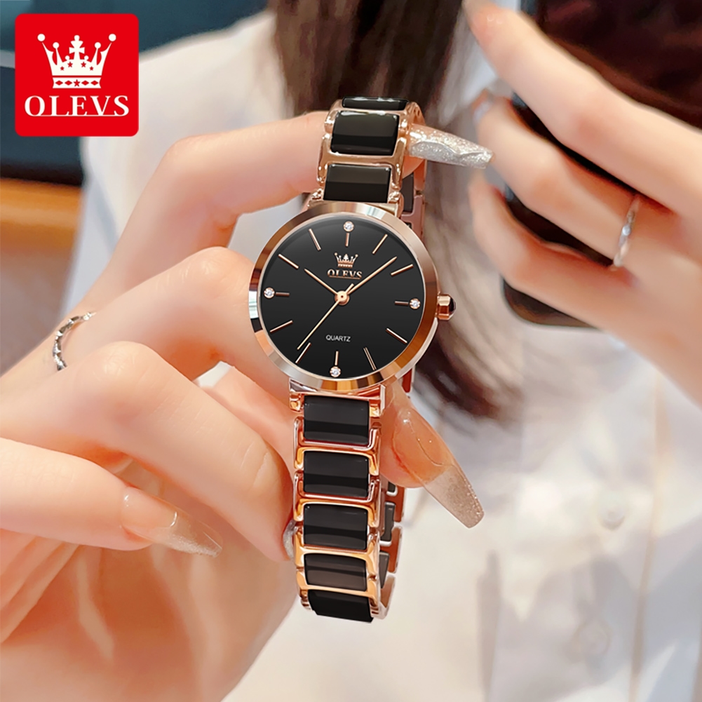 OLEVS Women Watch 5877 Luxury  - Luxury Watch Display Case review and price