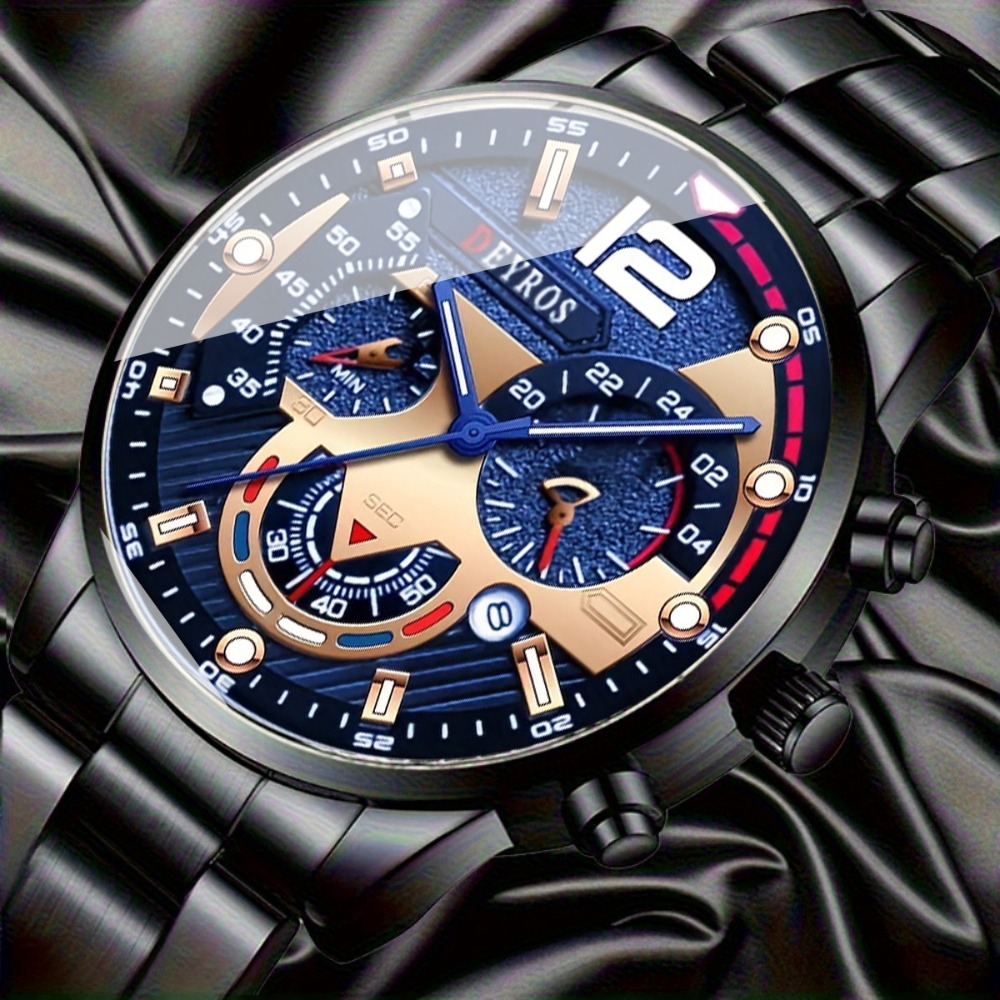 4pcs/set Men's Watch and Trian - Watch Triangle Luxury review and price