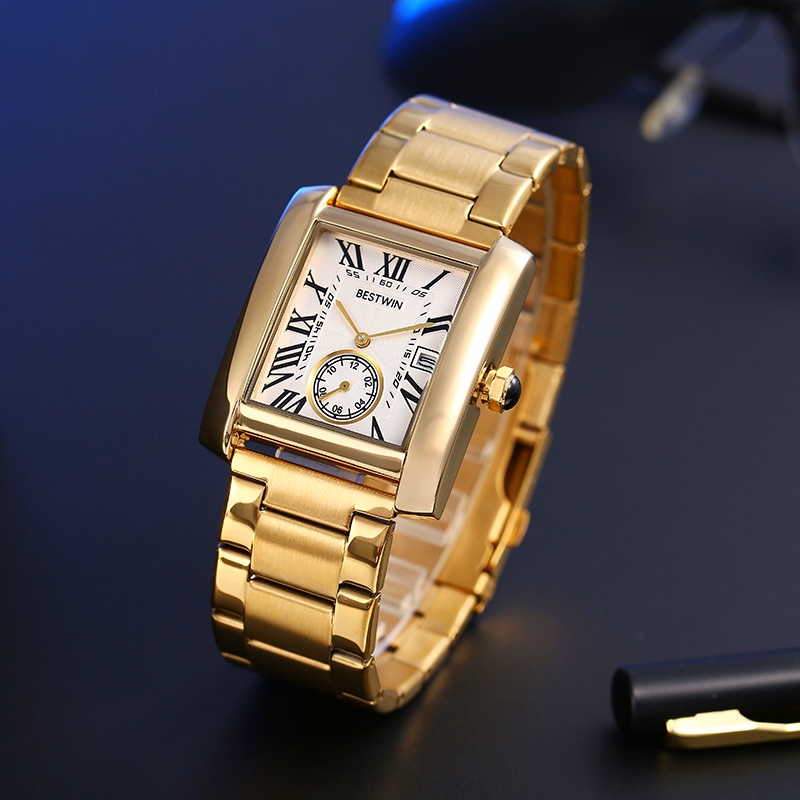 Luxury Men's Watch Men's Gold  - Luxury Watch White review and price