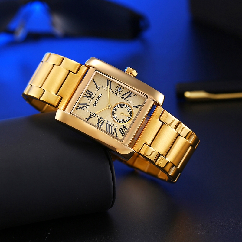 Luxury Men's Watch Men's Gold  - Luxury Watch White review and price