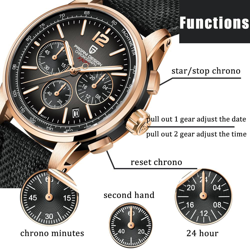 PAGANI DESIGN New Mens Watch 4 - Luxury Watch Life review and price