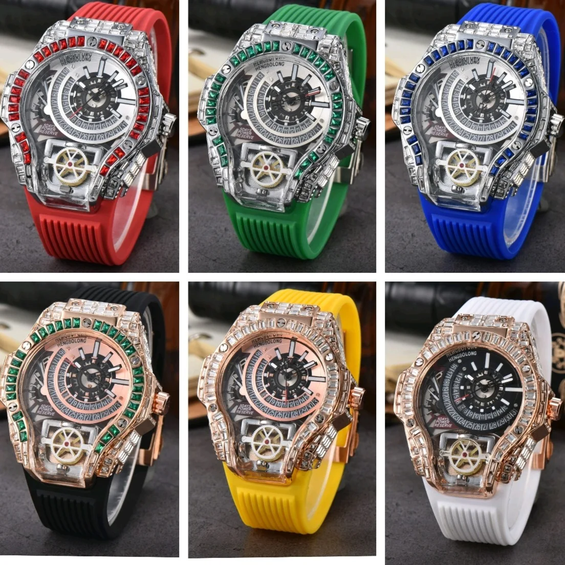 Full diamond Case Business Lux - Luxury Watch Arabic review and price