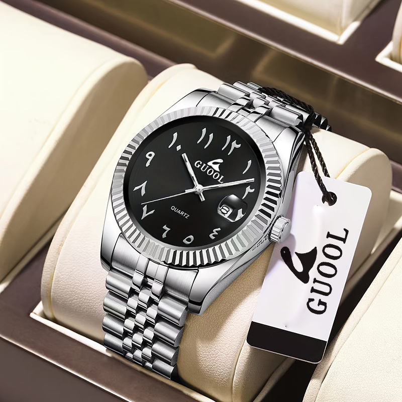 New Hot-Selling Men's Stainles - Luxury Watch Arabic review and price