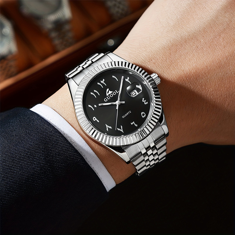 New Hot-Selling Men's Stainles - Luxury Watch Arabic review and price