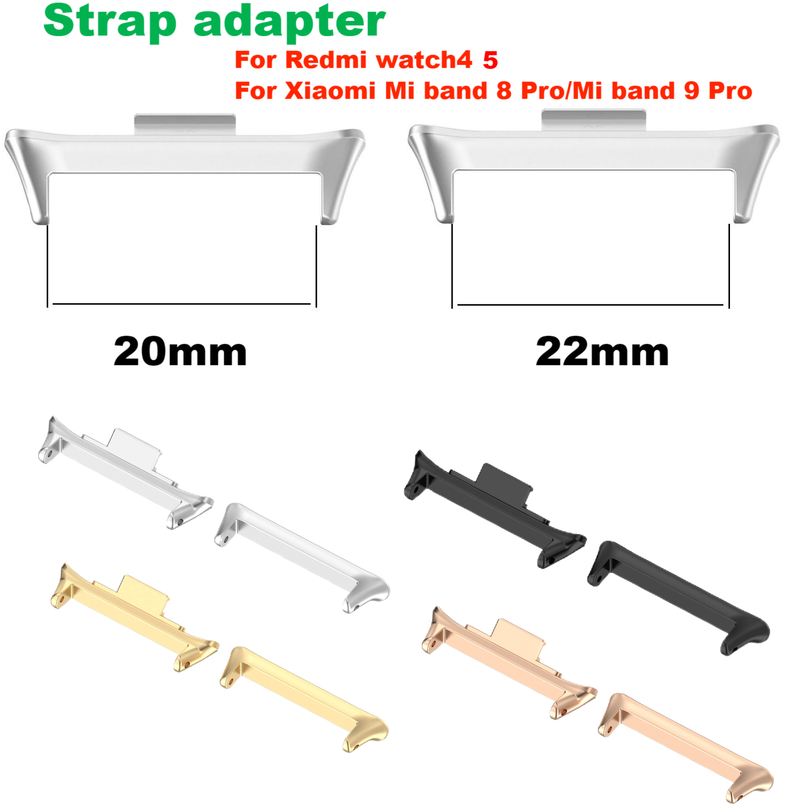 1 Pair Adapter for Redmi Watch - Xiaomi Luxury Watch review and price