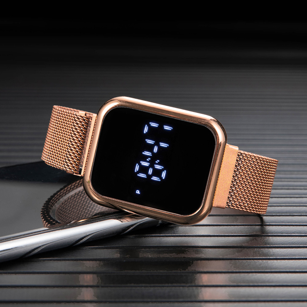 Fashion Rectangle Digital Watc - Luxury Watch Wallpaper review and price