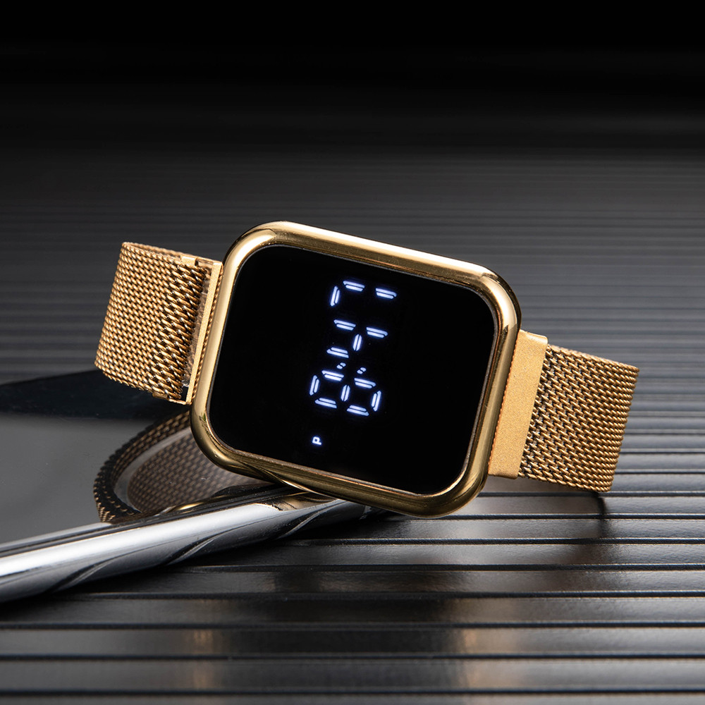 Fashion Rectangle Digital Watc - Luxury Watch Wallpaper review and price