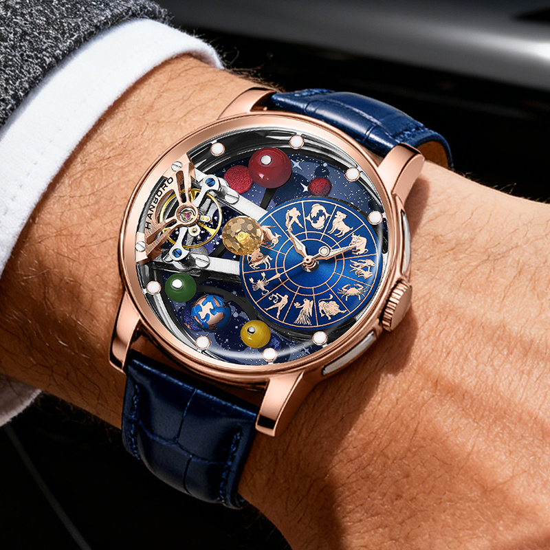 Starry Sky Watch Men's Skeleto - Luxury Watch Arabic review and price