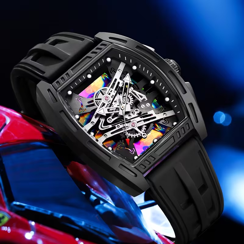 Brand bucket shaped curved mir - Luxury Watch White review and price