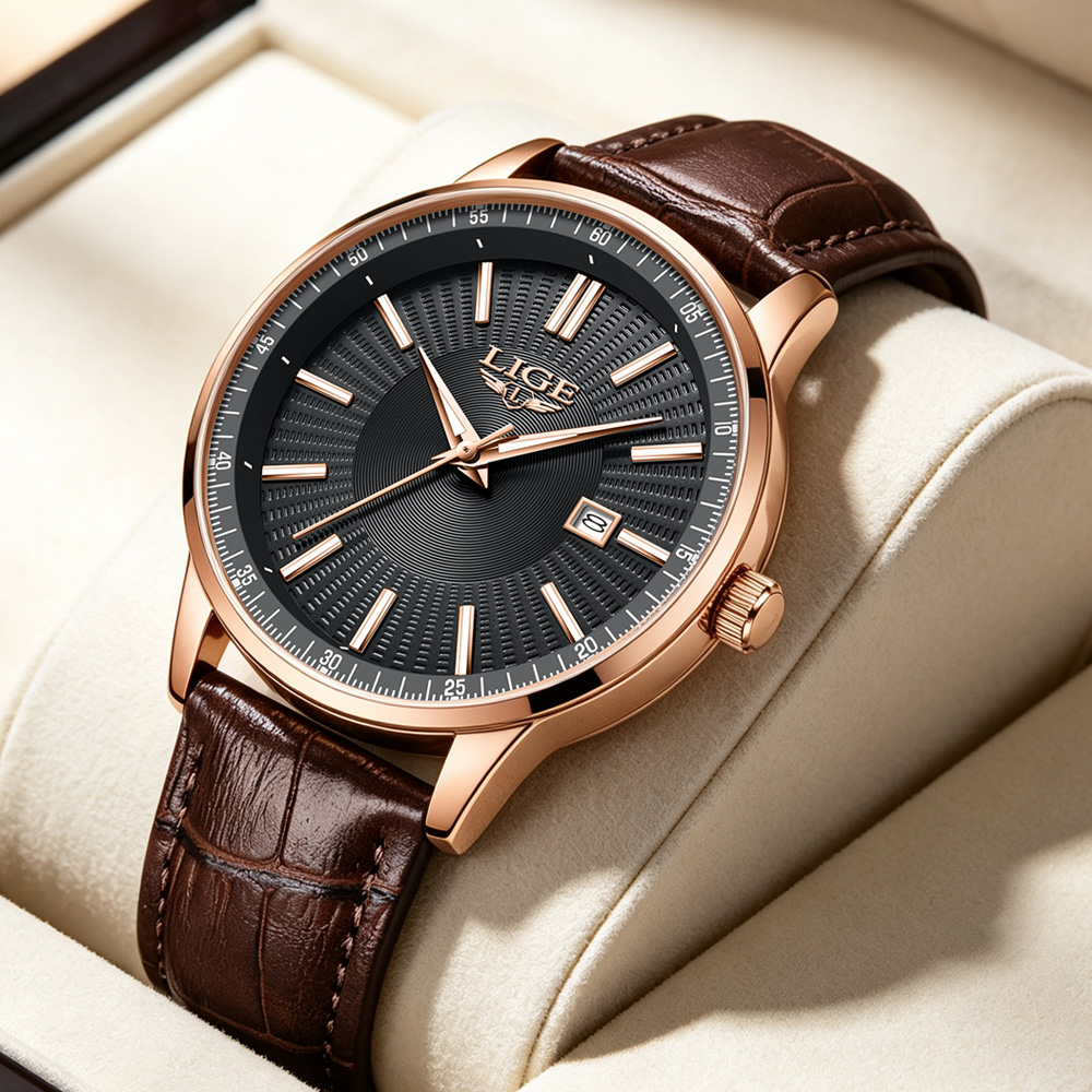 LIGE Top Brand Luxury Men's Wa - Luxury Watch Manufacturers review and price