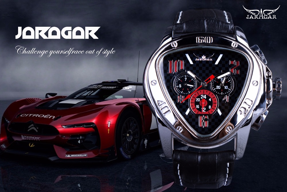Jaragar Sport Racing Design Ge - Watch Triangle Luxury review and price