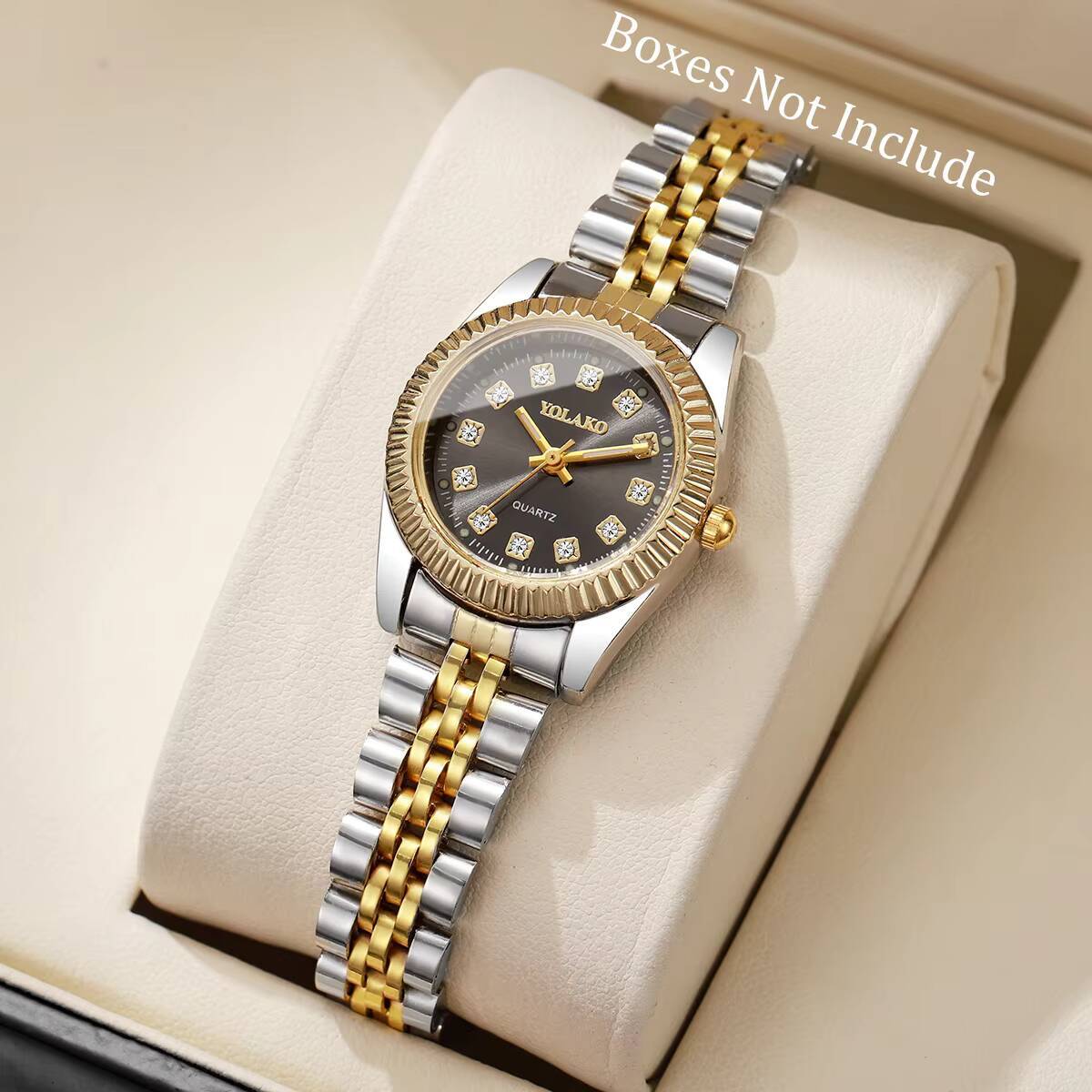 Fashion Rhinestone Women Quart - Luxury Watch Display Case review and price