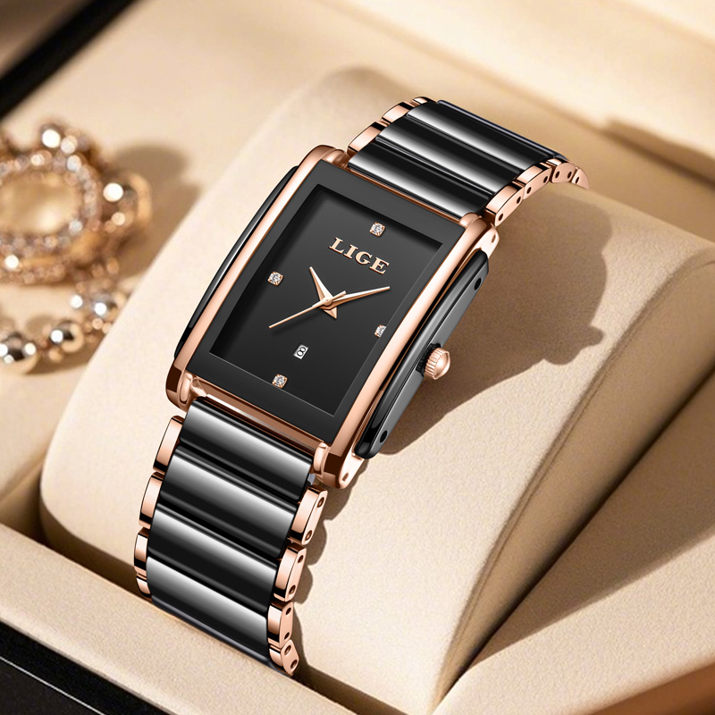 LIGE Fashion Elegant Women's W - Luxury Watch Display Case review and price