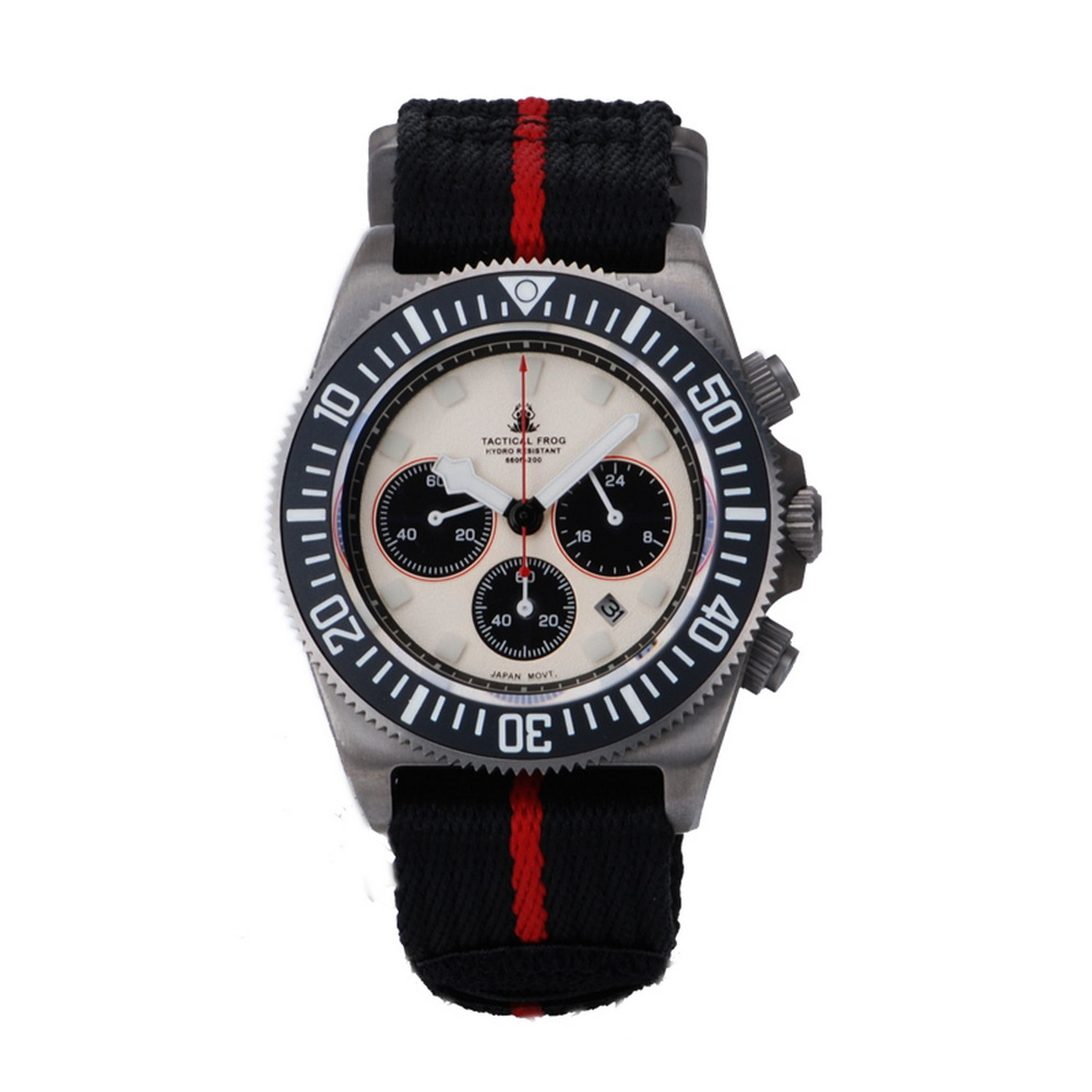Tactical Frog Men Chronograph  - Titanium Sport Watch review and price