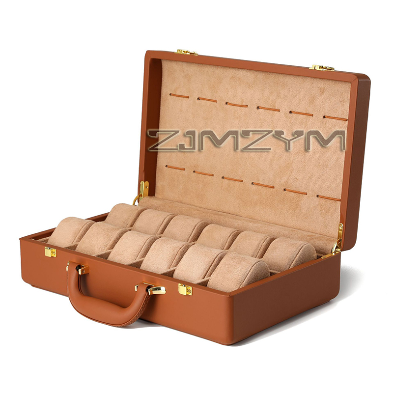 12 Slots Watch Box Mens Watche - Luxury Watch Display Case review and price