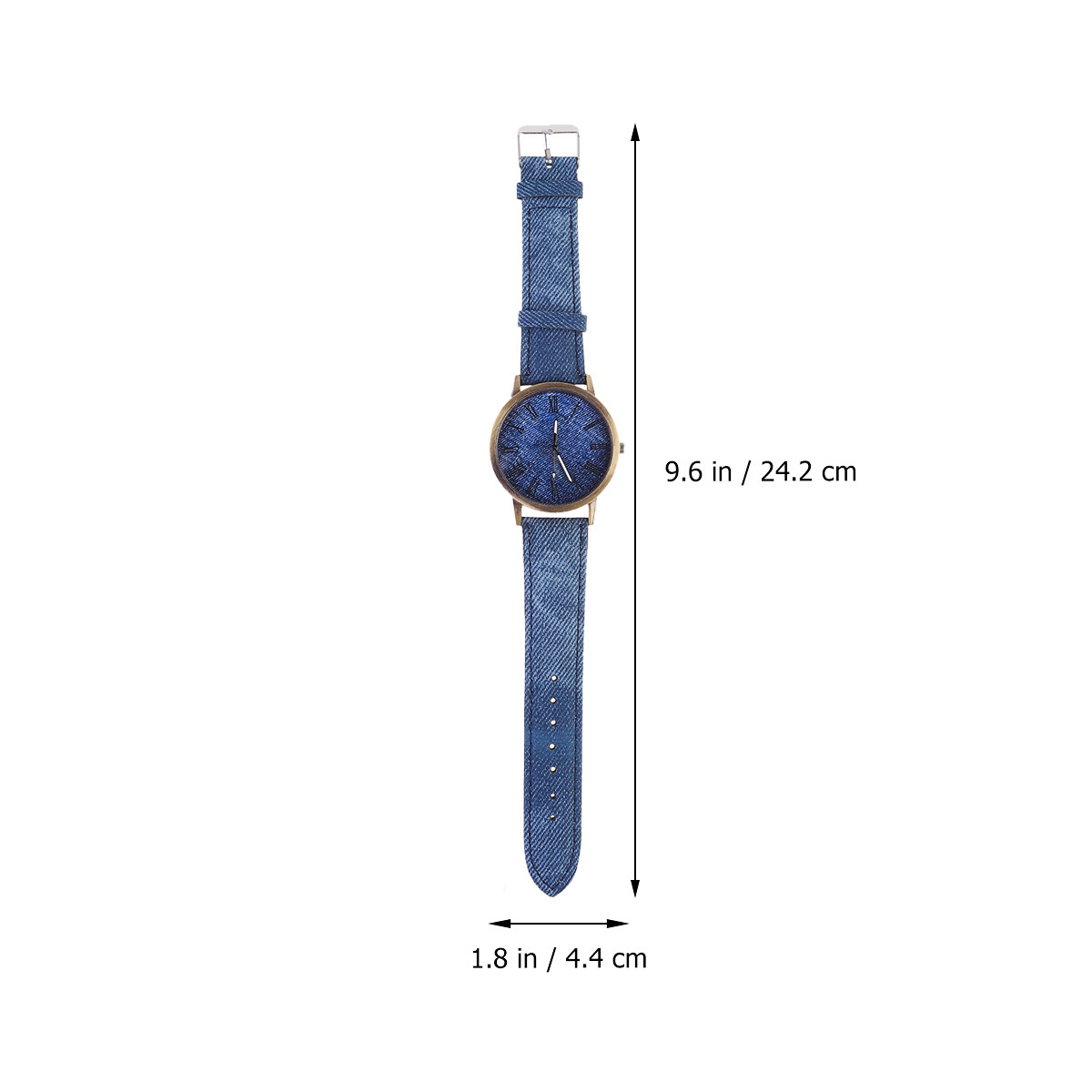 Navy Canvas Pattern Quartz Wri - Luxury Watch White review and price